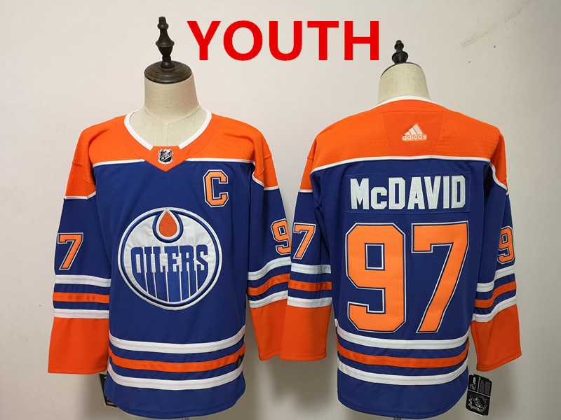 Youth Edmonton Oilers #97 Connor McDavid Royal Blue With Orange Home Hockey Adidas Stitched Jersey,We sell and wholesale Youth Edmonton Oilers #97 Connor McDavid Royal Blue With Orange Home Hockey Adidas Stitched Jersey on line form chian!